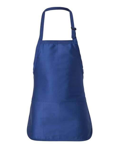 Full-Length Apron with Pouch Pocket