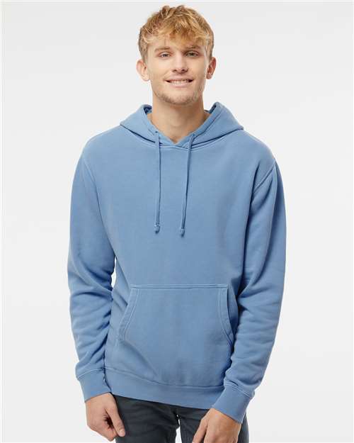 Midweight Pigment-Dyed Hooded Sweatshirt