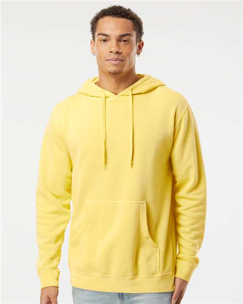 Midweight Pigment-Dyed Hooded Sweatshirt