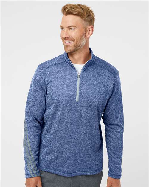 Brushed Terry Heathered Quarter-Zip Pullover