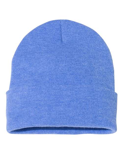 12" Solid Cuffed Beanie