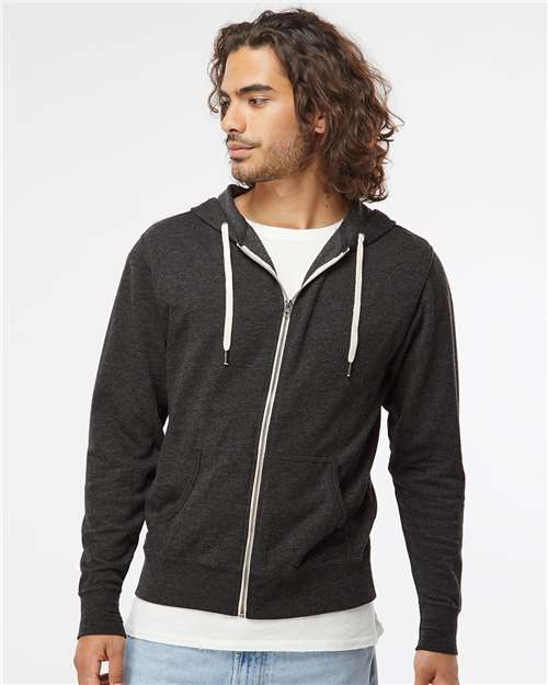 Icon Lightweight Loopback Terry Full-Zip Hooded Sweatshirt