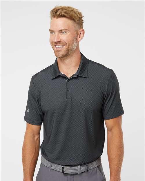 Diamond Dot Print Polo