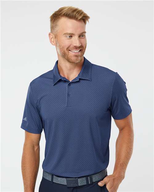 Diamond Dot Print Polo