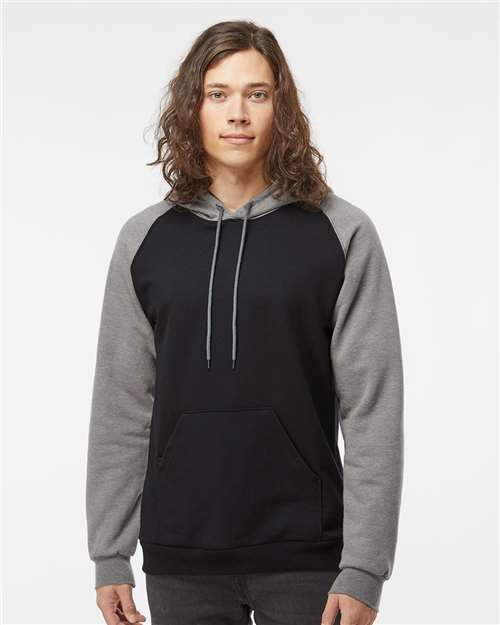 Fleece Raglan Hooded Sweatshirt