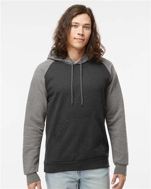 Fleece Raglan Hooded Sweatshirt