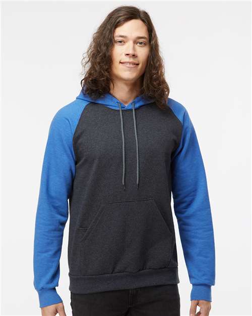 Fleece Raglan Hooded Sweatshirt