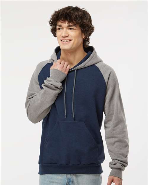 Fleece Raglan Hooded Sweatshirt