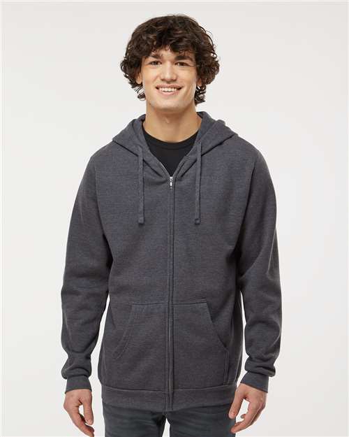 Unisex Zipper Fleece Hoodie