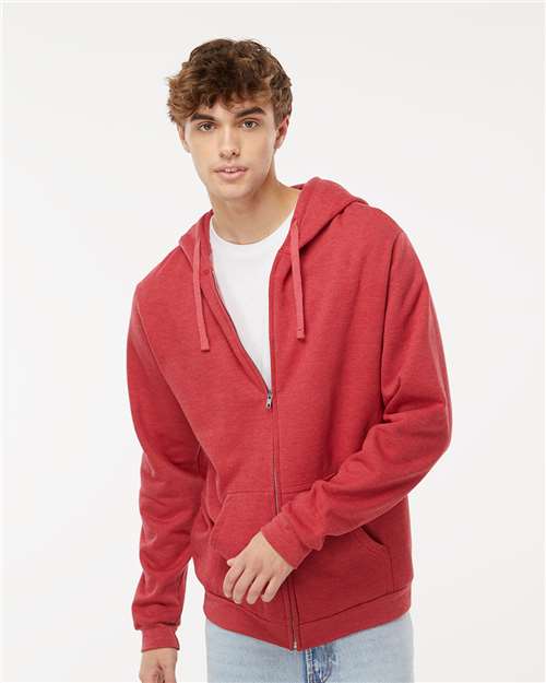 Unisex Zipper Fleece Hoodie