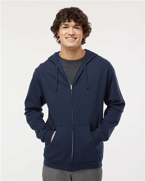 Unisex Zipper Fleece Hoodie