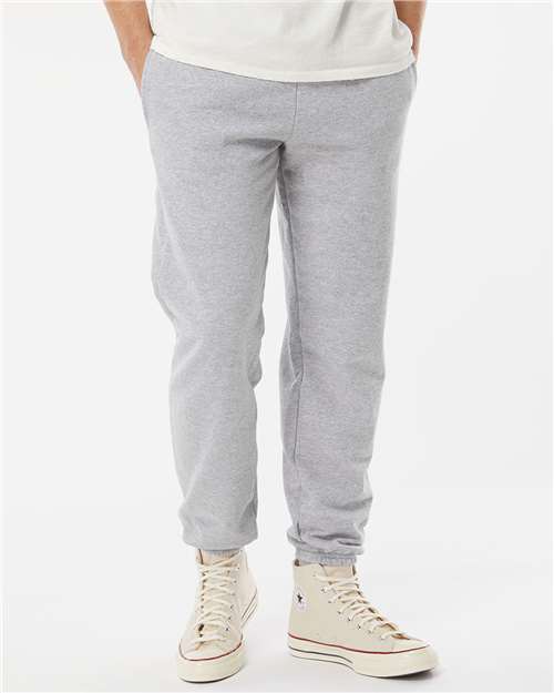 Pocketed Sweatpants with Elastic Cuffs