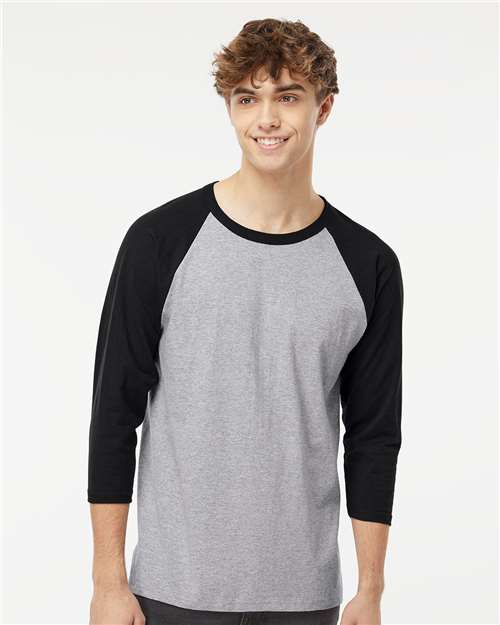 Raglan Three-Quarter Sleeve Baseball T-Shirt