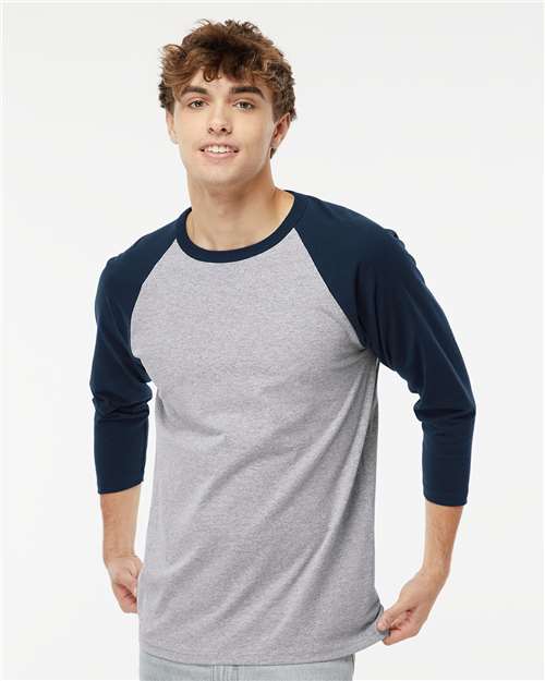 Raglan Three-Quarter Sleeve Baseball T-Shirt