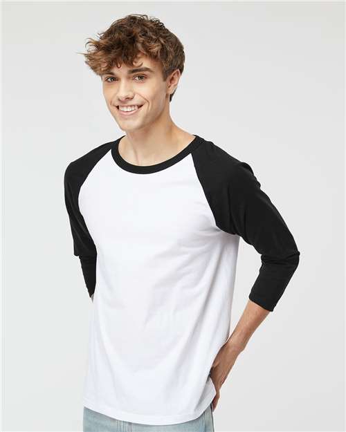 Raglan Three-Quarter Sleeve Baseball T-Shirt