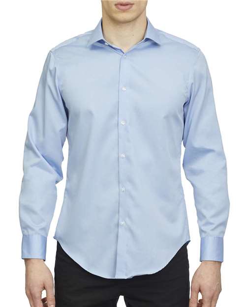 Non-Iron Pincord Slim-Fit Shirt