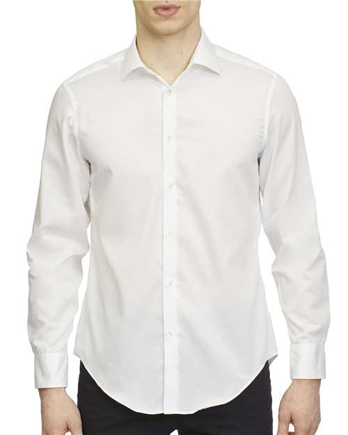 Non-Iron Pincord Slim-Fit Shirt