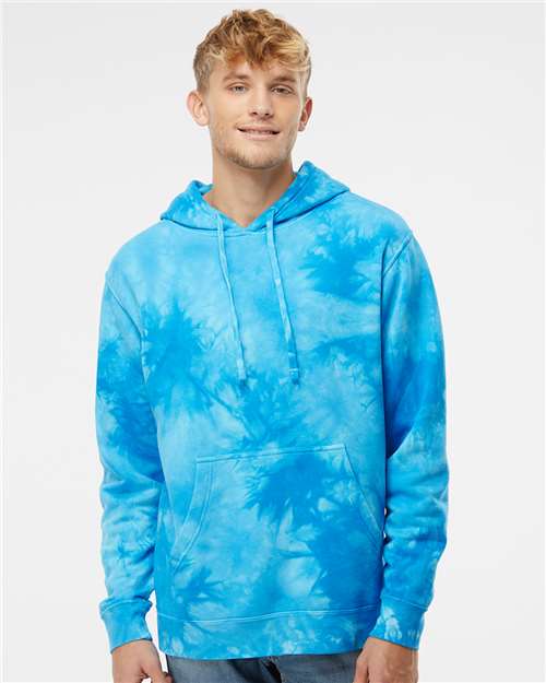 Midweight Tie-Dyed Hooded Sweatshirt