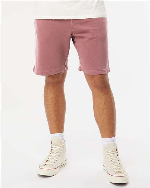 Pigment-Dyed Fleece Shorts