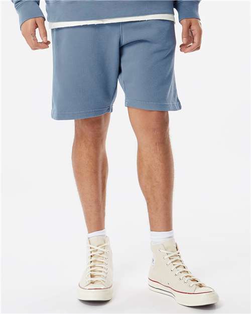 Pigment-Dyed Fleece Shorts