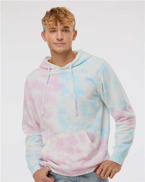 Midweight Tie-Dyed Hooded Sweatshirt