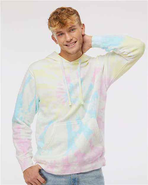 Midweight Tie-Dyed Hooded Sweatshirt