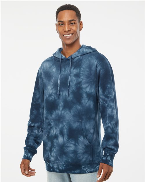 Midweight Tie-Dyed Hooded Sweatshirt