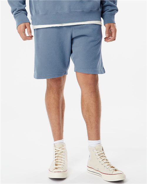 Pigment-Dyed Fleece Shorts